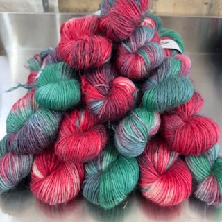 'Candy Cane Lane - Wensleydale - Texel - DK & Chunky