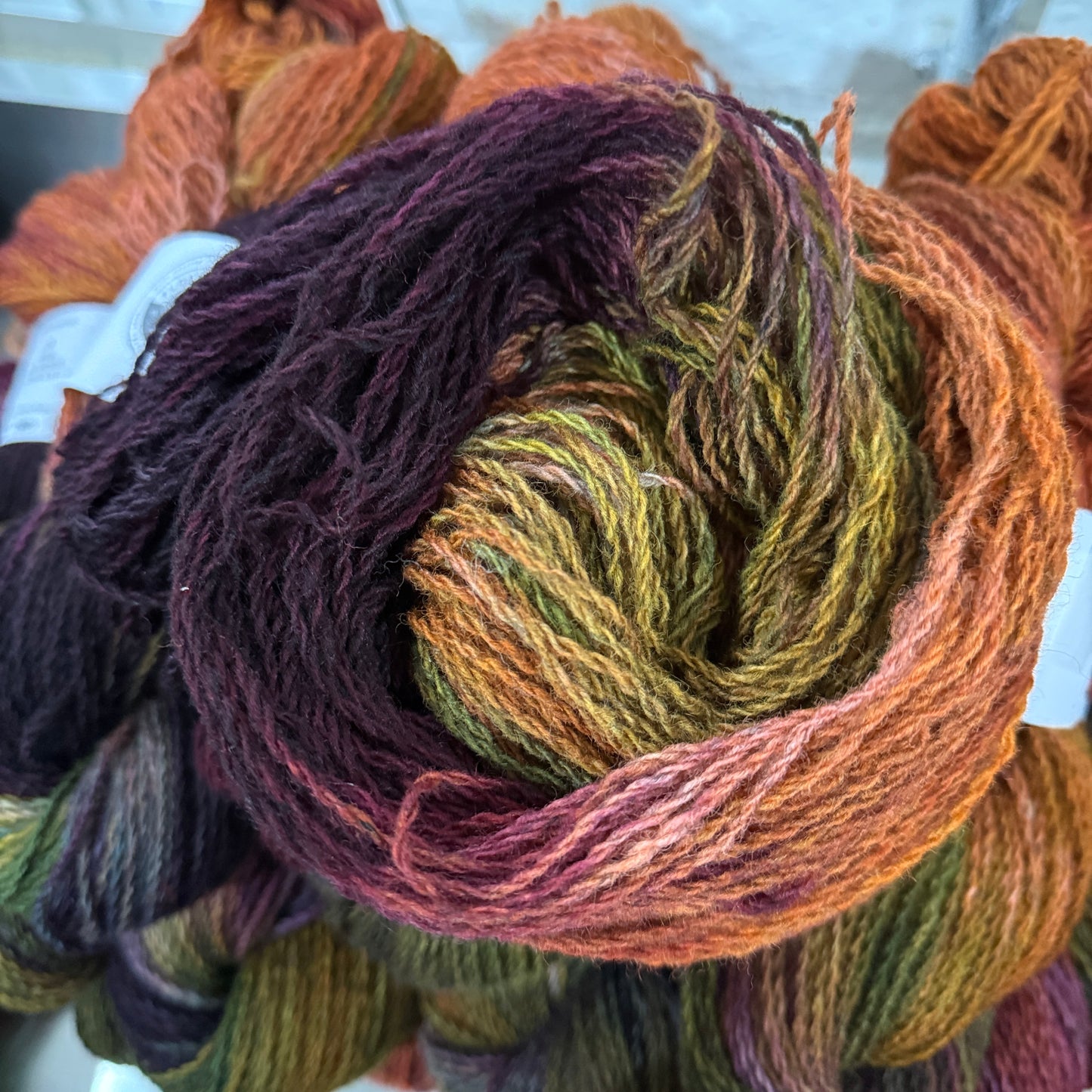'Worden Fall' & 'Play Doh! British Corriedale - DK & Chunky