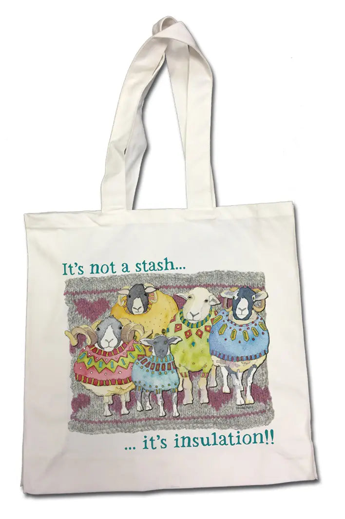 'Its Not a Stash' - Canvas Bag