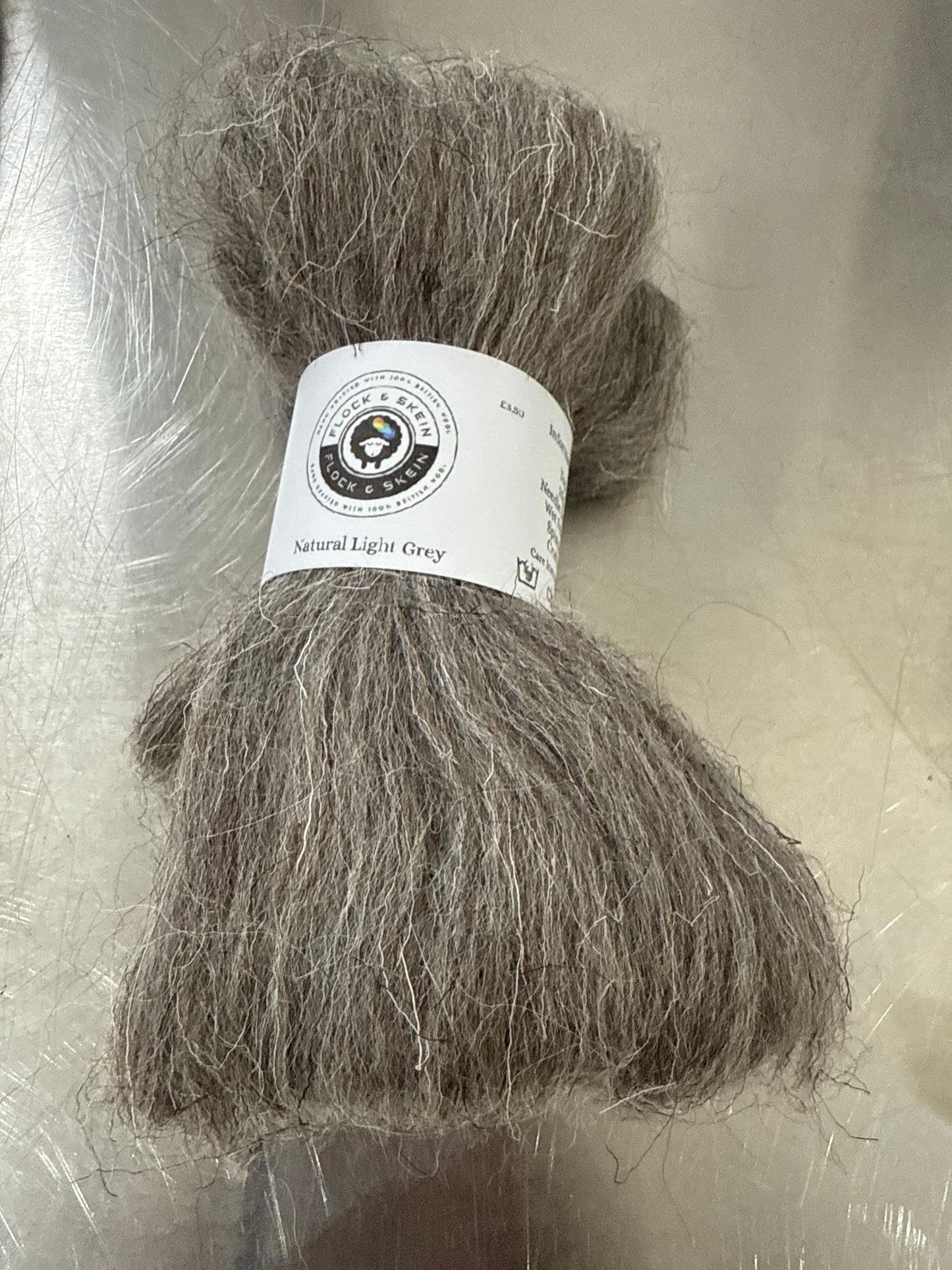 Natural UK Wool Top, 25g. Various undyed colours