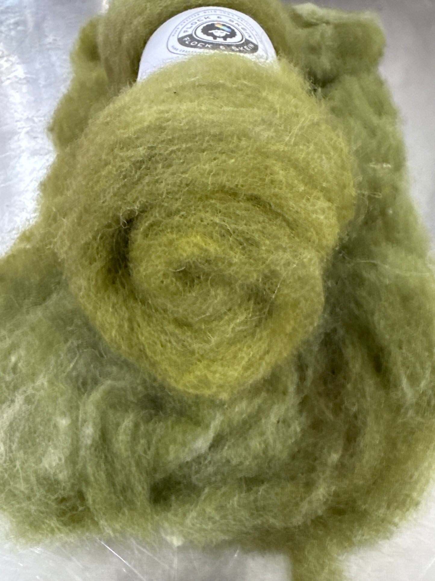 Hand dyed Carded UK wool Batts