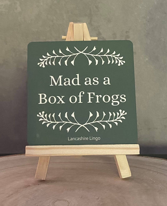 Drinks Coaster By Erin Lancashire Lingo - Mad as a Box of...
