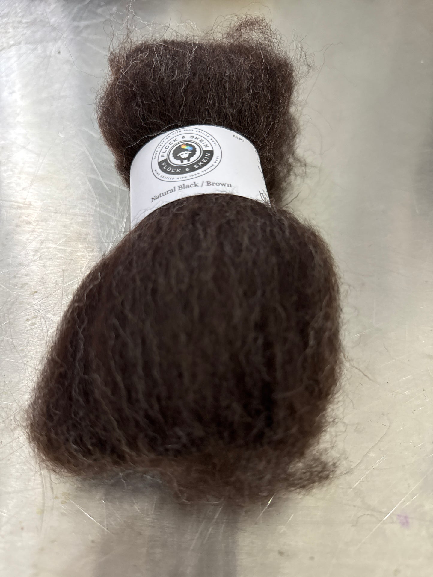 Natural UK Wool Top, 25g. Various undyed colours