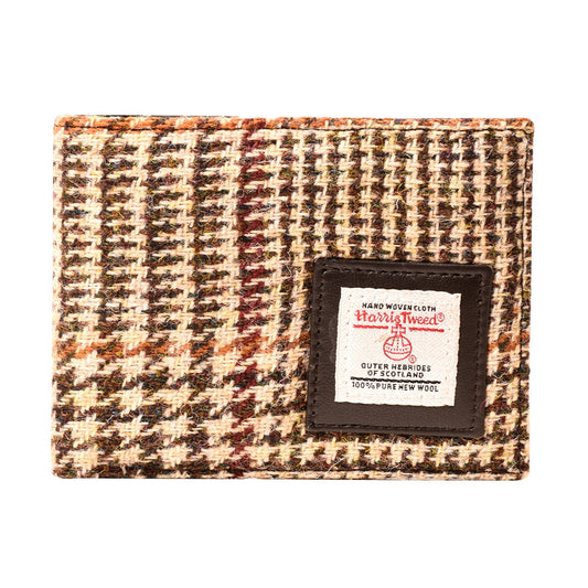 Harris Tweed Wallet Classic Style Houndstooth