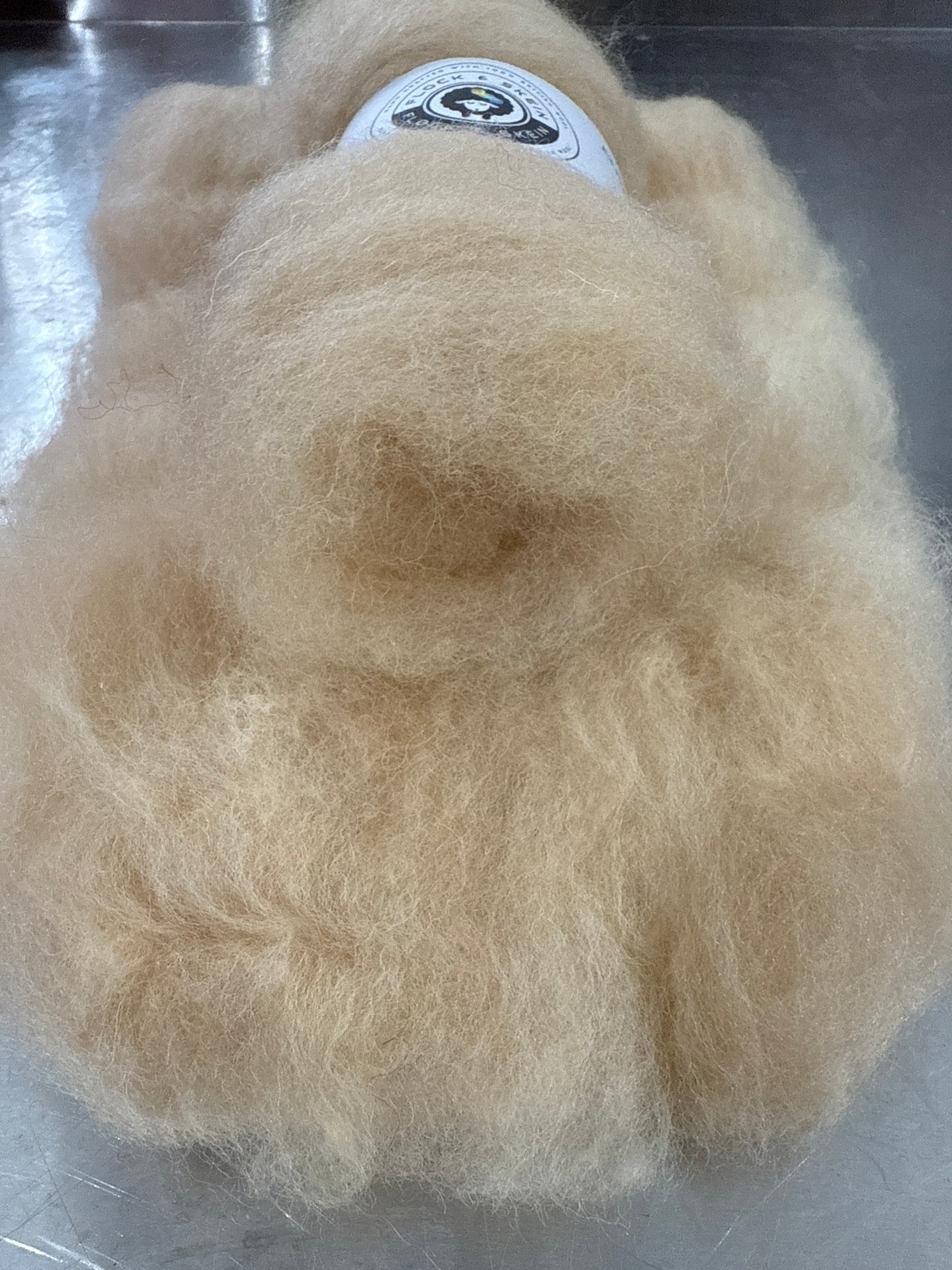 Hand dyed Carded UK wool Batts