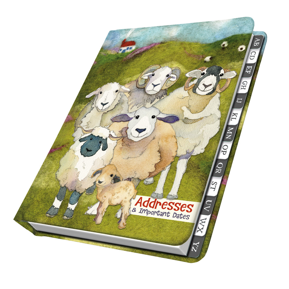 Emma Ball - Felted Sheep Address Book