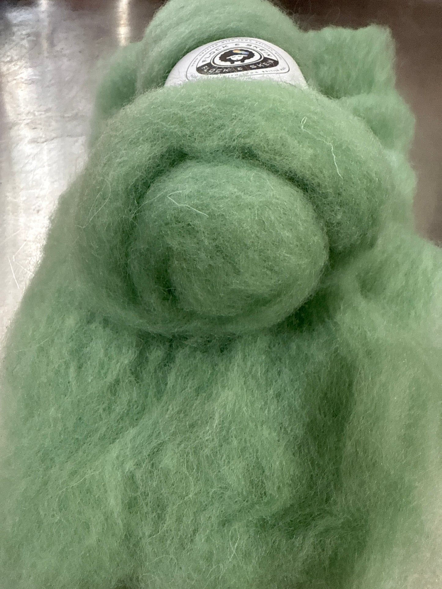 Hand dyed Carded UK wool Batts