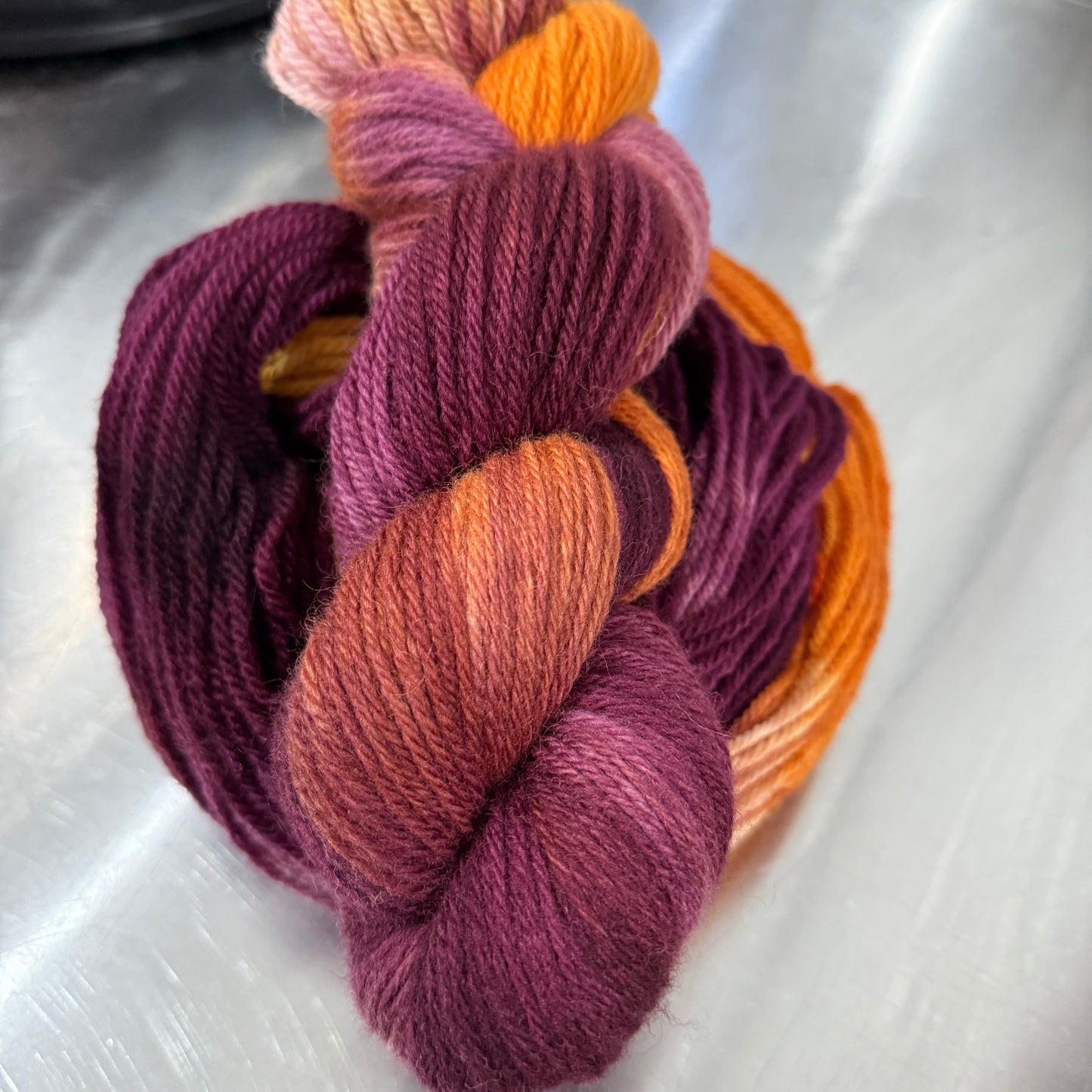 ‘Levaillant’ & ‘Saffron Beets’ - Bluefaced Leicester - DK