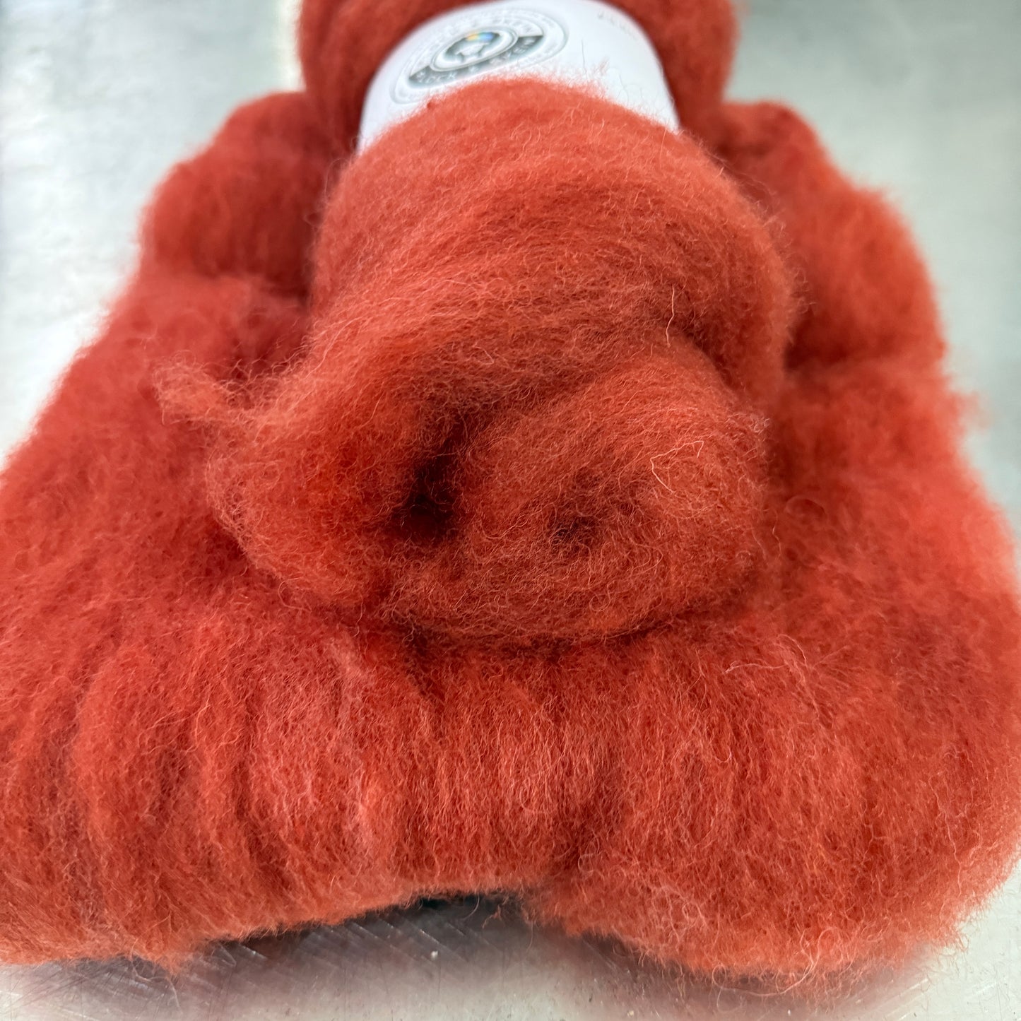 Hand dyed Carded UK wool Batts