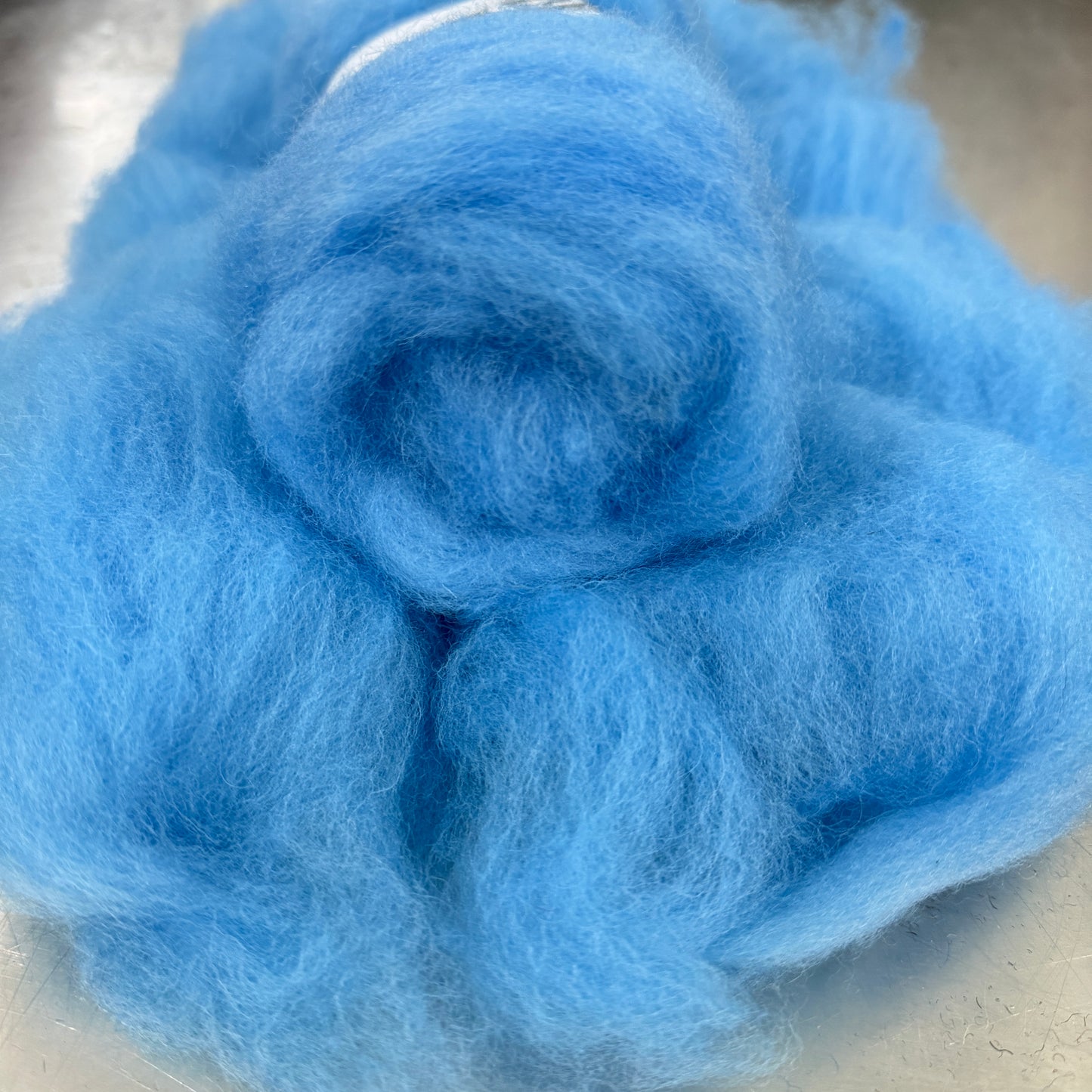 Hand dyed Carded UK wool Batts