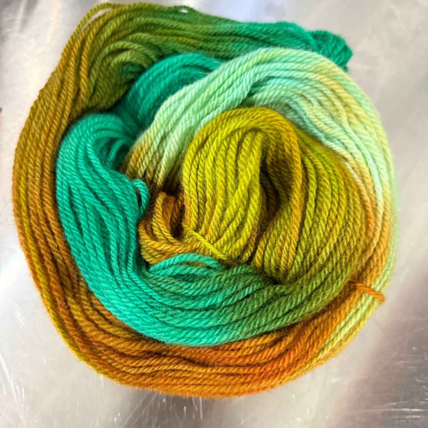 ‘Levaillant’ & ‘Saffron Beets’ - Bluefaced Leicester - DK