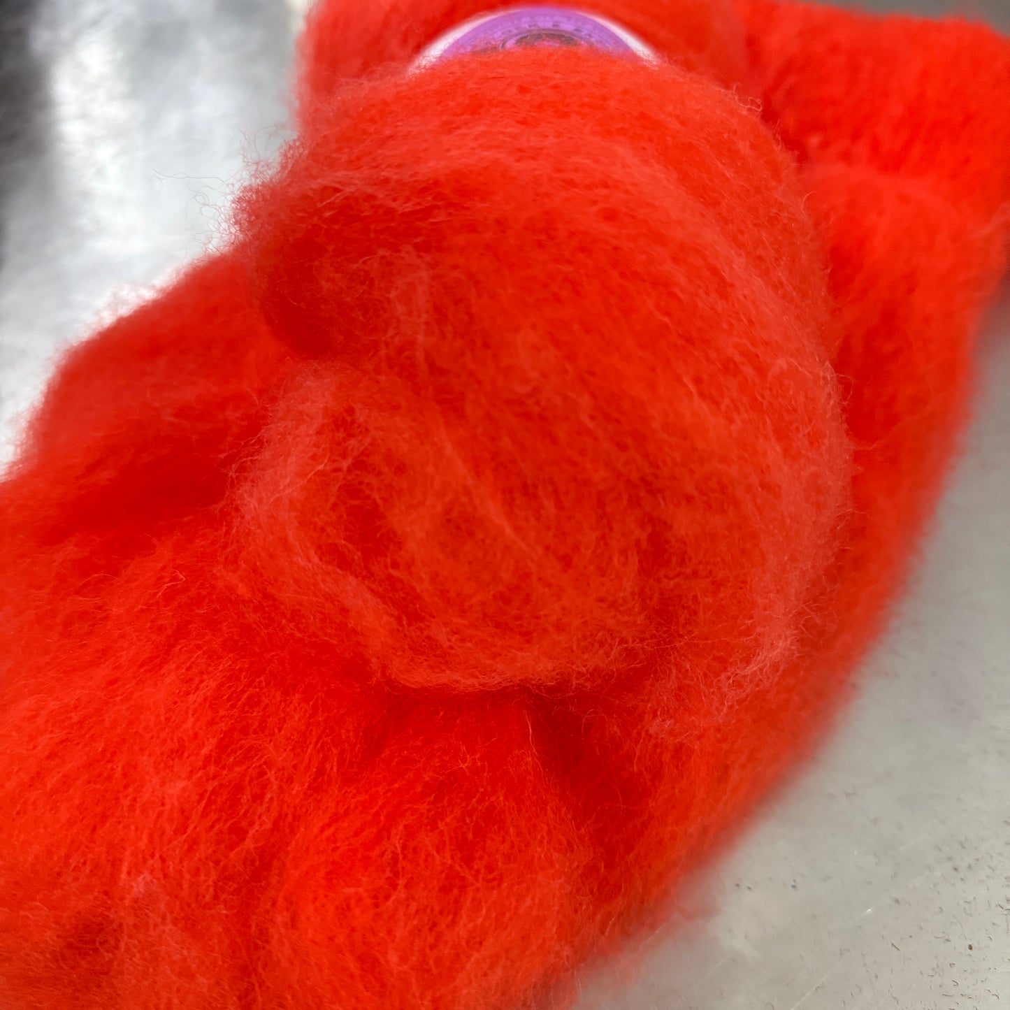Hand dyed Carded UK wool Batts