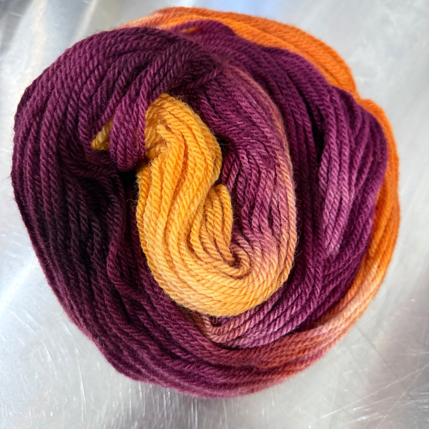 ‘Levaillant’ & ‘Saffron Beets’ - Bluefaced Leicester - DK