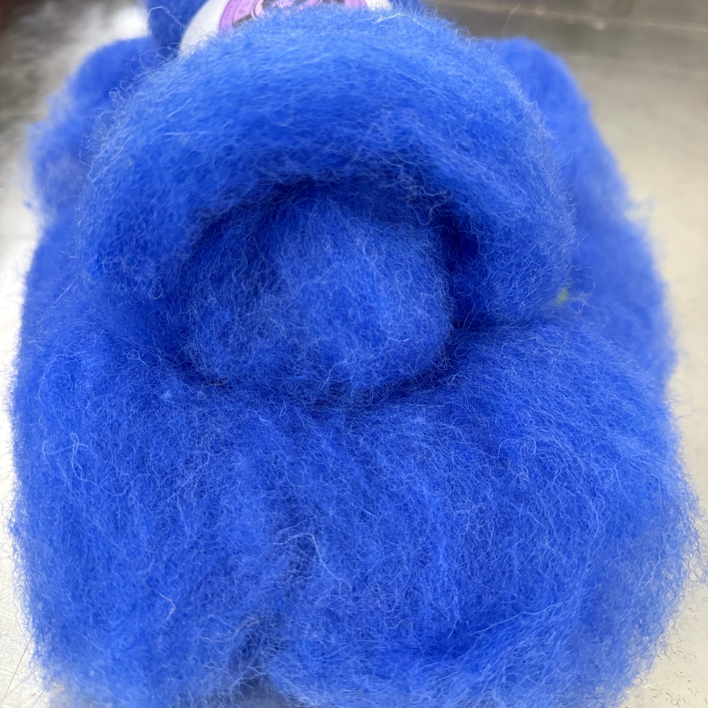 Hand dyed Carded UK wool Batts