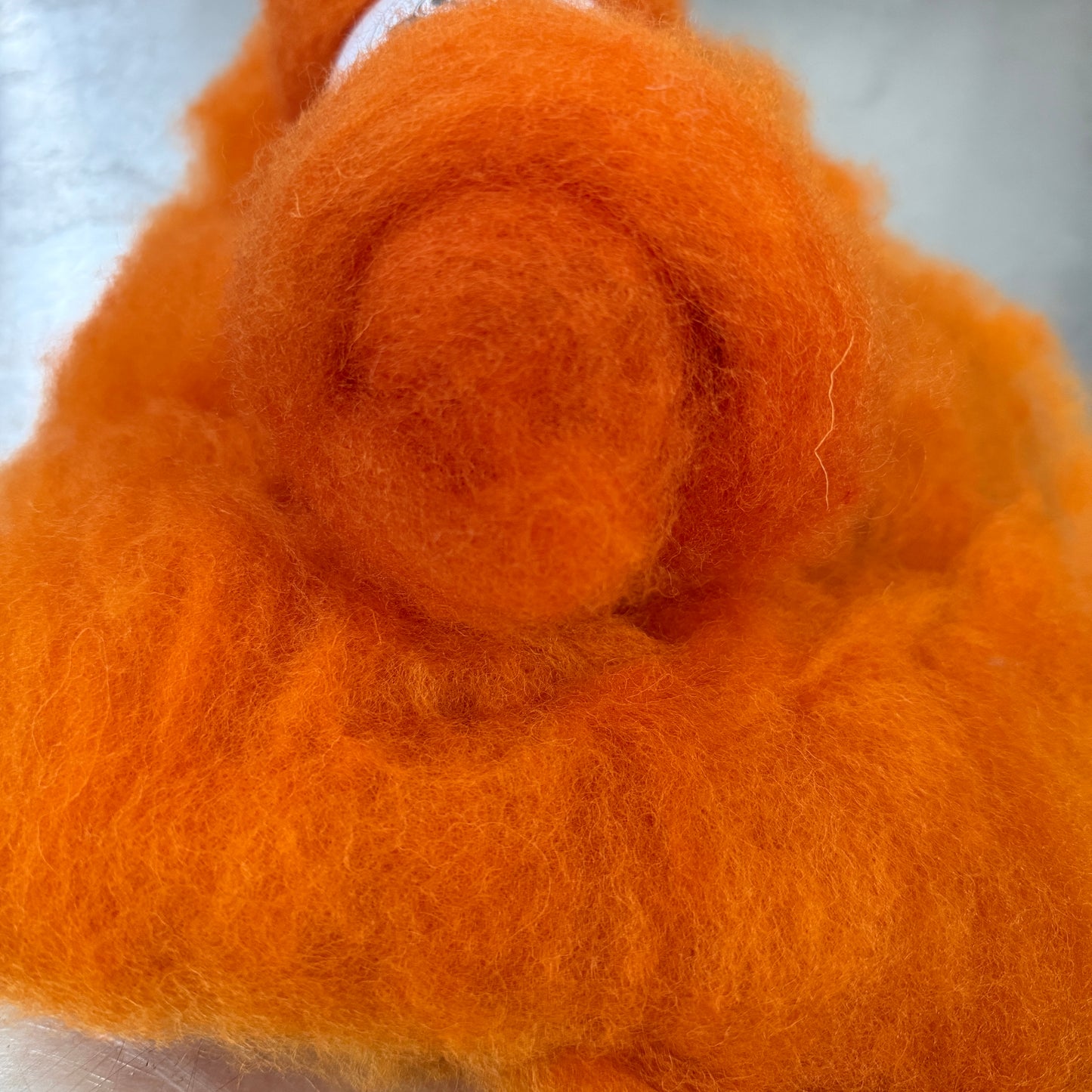 Hand dyed Carded UK wool Batts