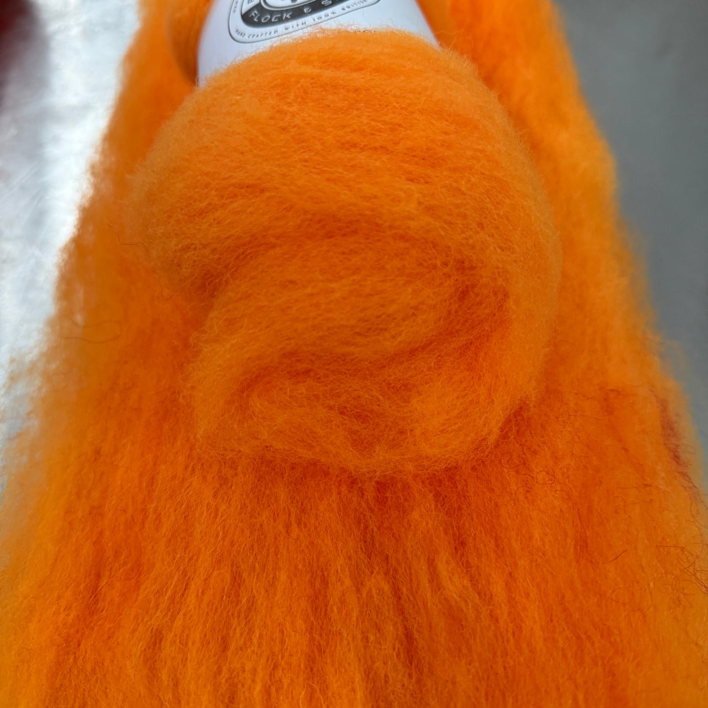 Hand dyed Carded UK wool Batts