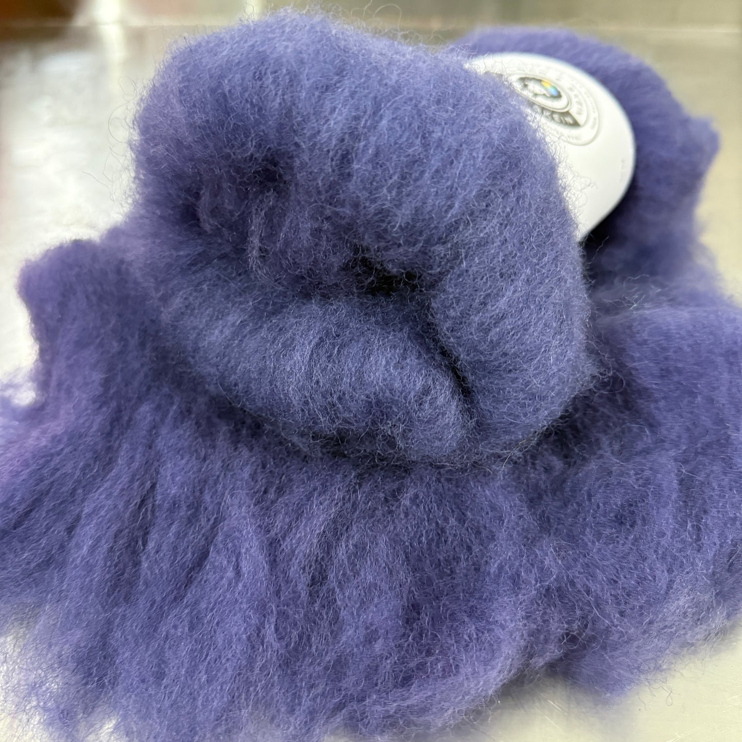 Hand dyed Carded UK wool Batts