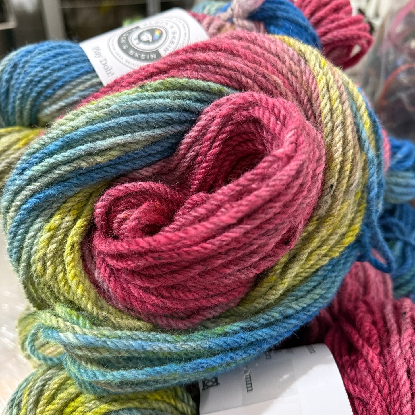 'Worden Fall' & 'Play Doh! British Corriedale - DK & Chunky