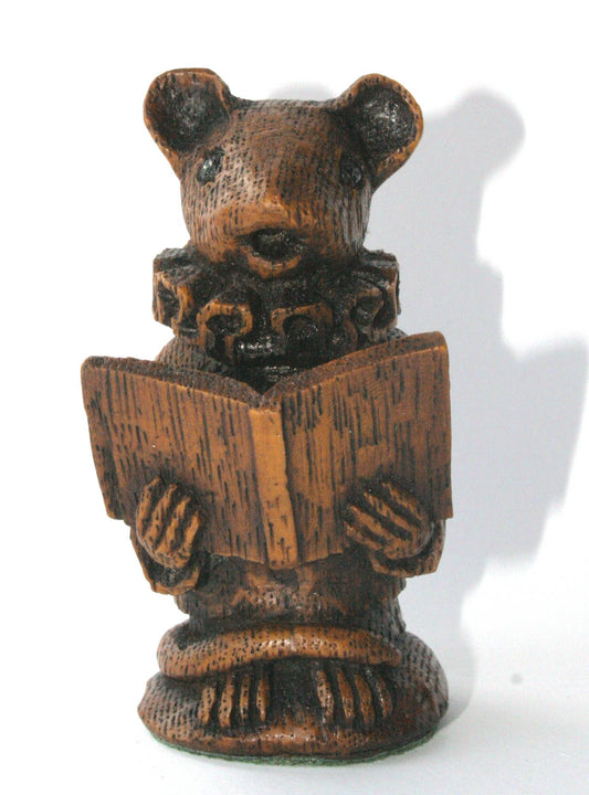 Church Mouse Choir Singing. Reproduction carving Ornament.