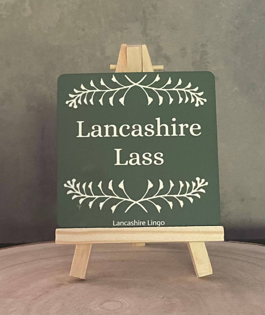 Drinks Coaster By Erin Lancashire Lingo - Lancashire Lass