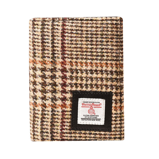 Harris Tweed Wallet Big Bifold Houndstooth