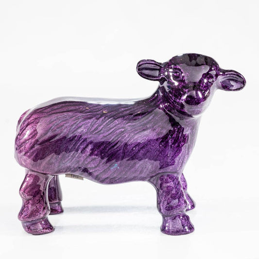 Brushed Purple Sheep XL 12 cm