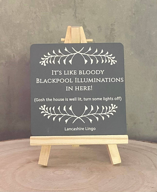 Drinks Coaster By Erin Lancashire Lingo - Blackpool...